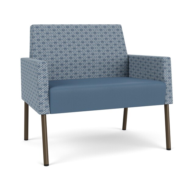 Lesro Mystic Lounge Reception Bariatric Chair, Bronze, RS RainSong Back, MD Titan Seat, RS RainSong Panels ML1401 - main